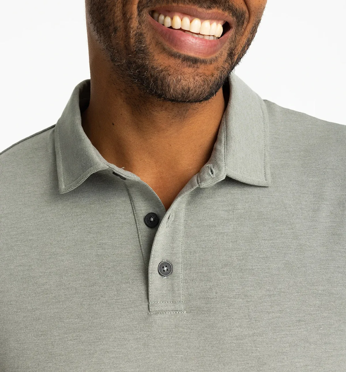 Free Fly Mens Knit Bamboo Flex Polo II