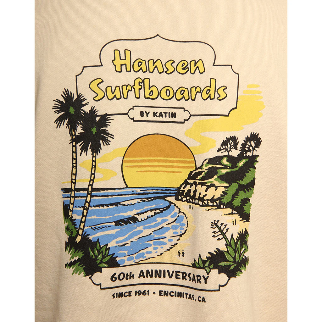 Hansen X Katin Mens Sweatshirt Hansen 60th Anniversary Crew