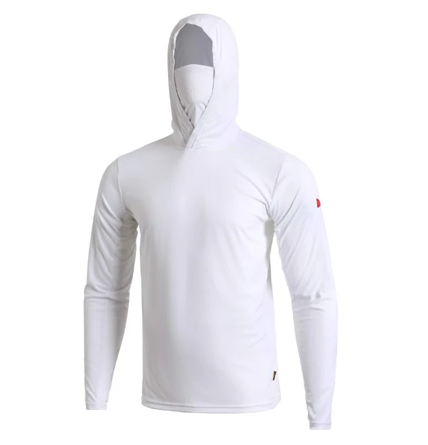 Florence Marine X Mens Shirt Sun Pro LS Hooded Max UPF