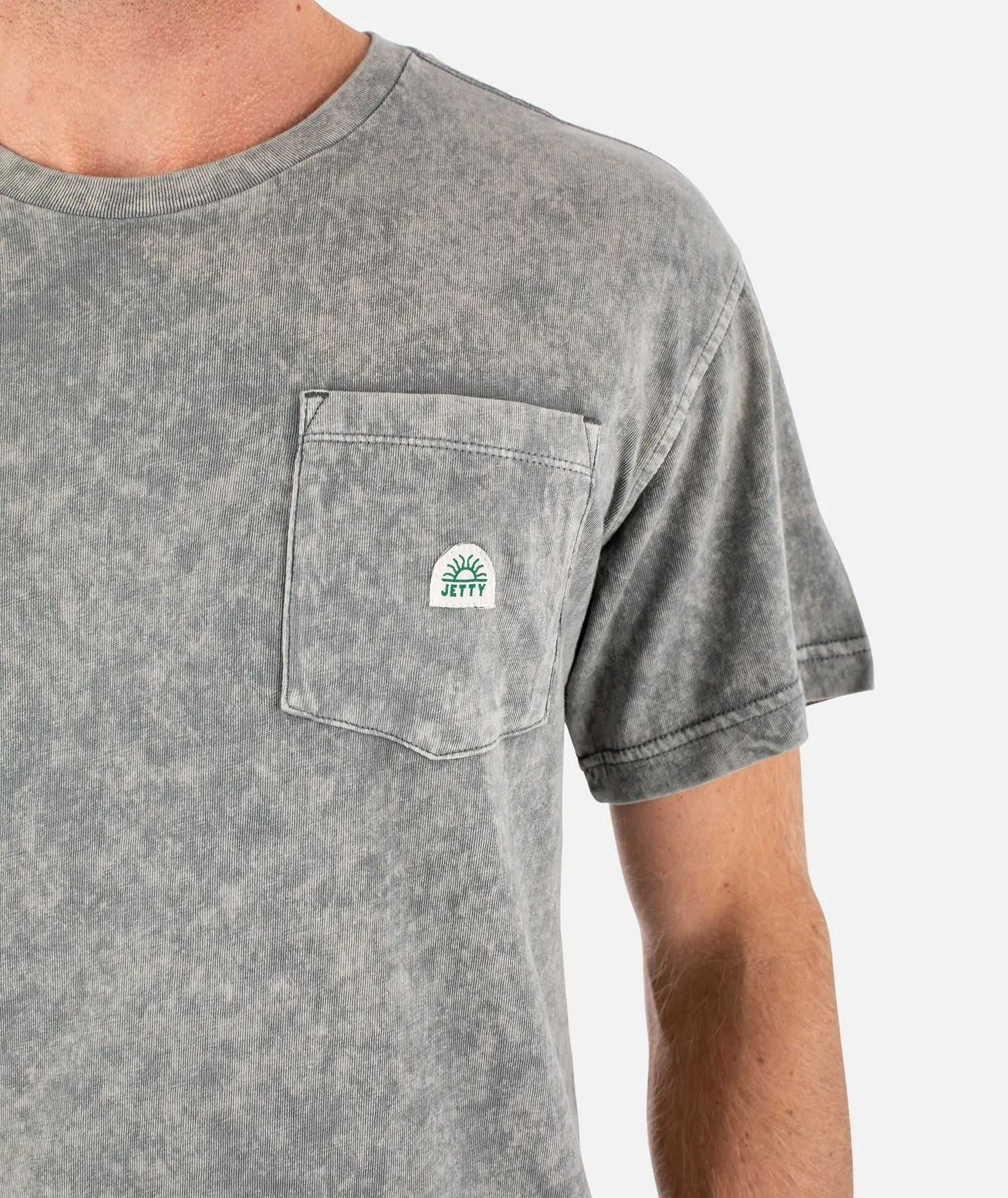 Jetty Mens Shirt Tanker Premium Pocket Tee