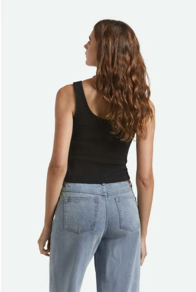 Brixton Womens Tank Top Pointelle Slim Fit
