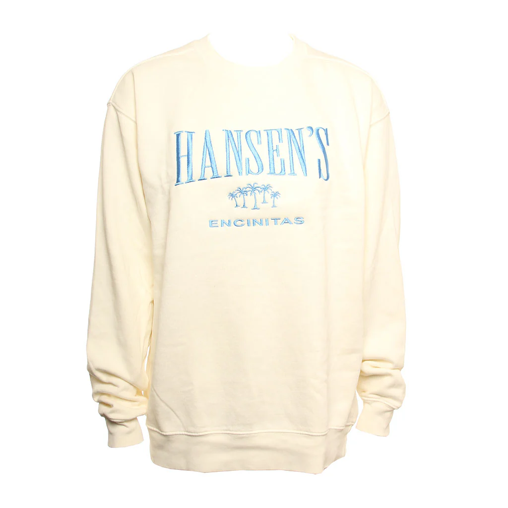 Hansen Womens Sweatshirt Deliberate Palms Crew