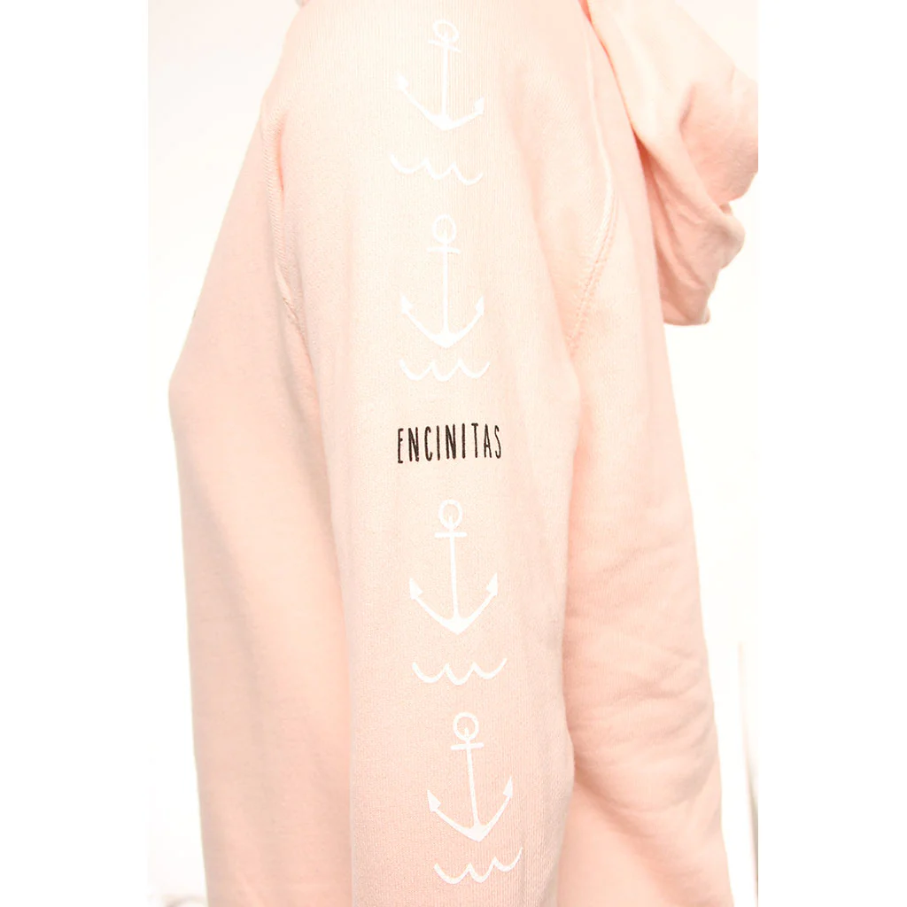 Hansen Womens Sweatshirt Wave Anchor Rosie Heathered Hoodie