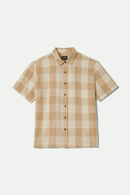 Brixton Mens Shirt Cru Linen Blend