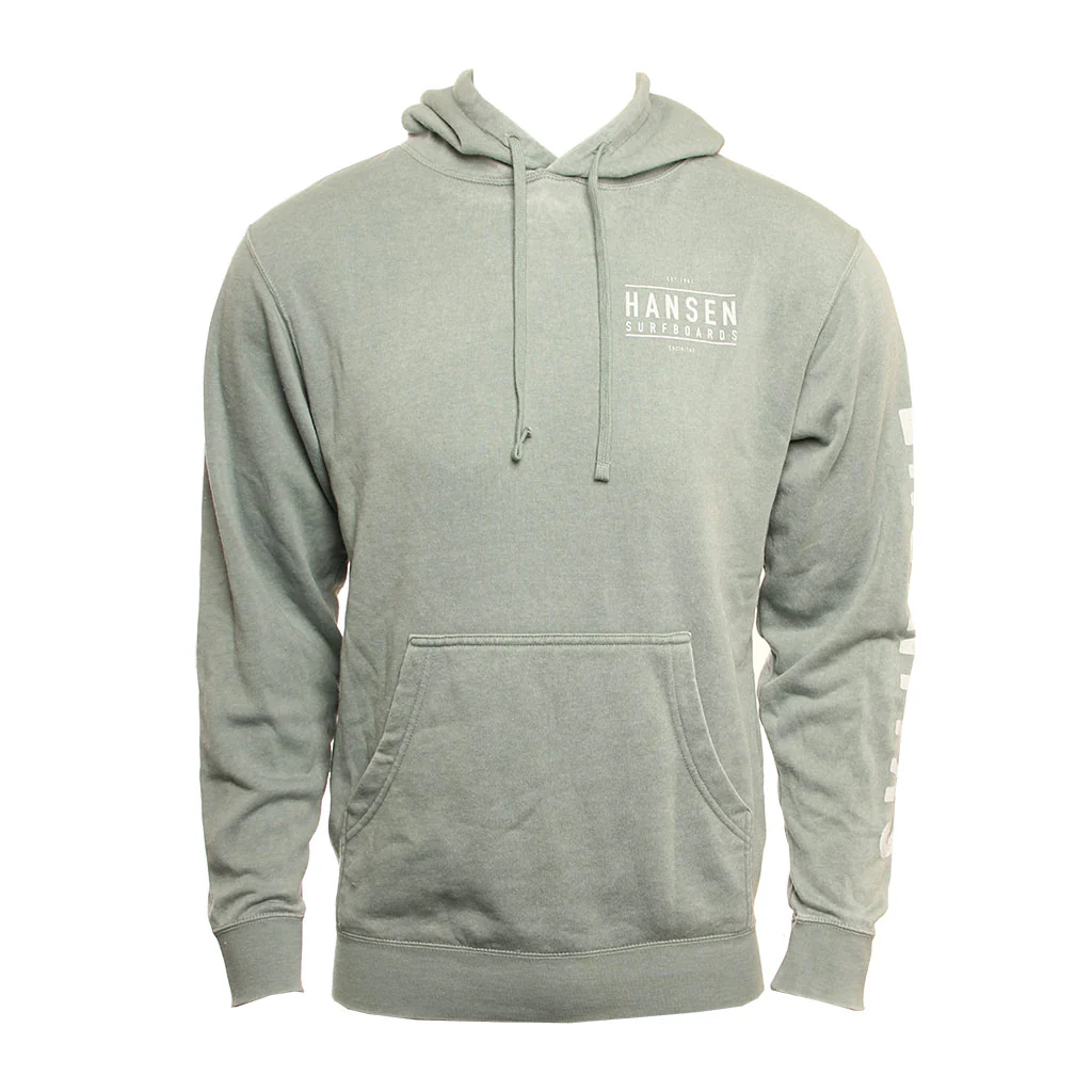 Hansen Mens Sweatshirt Box Corp Logo Hoody