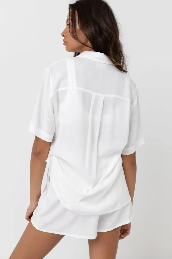Rhythm Womens Shirt Classic Lounge