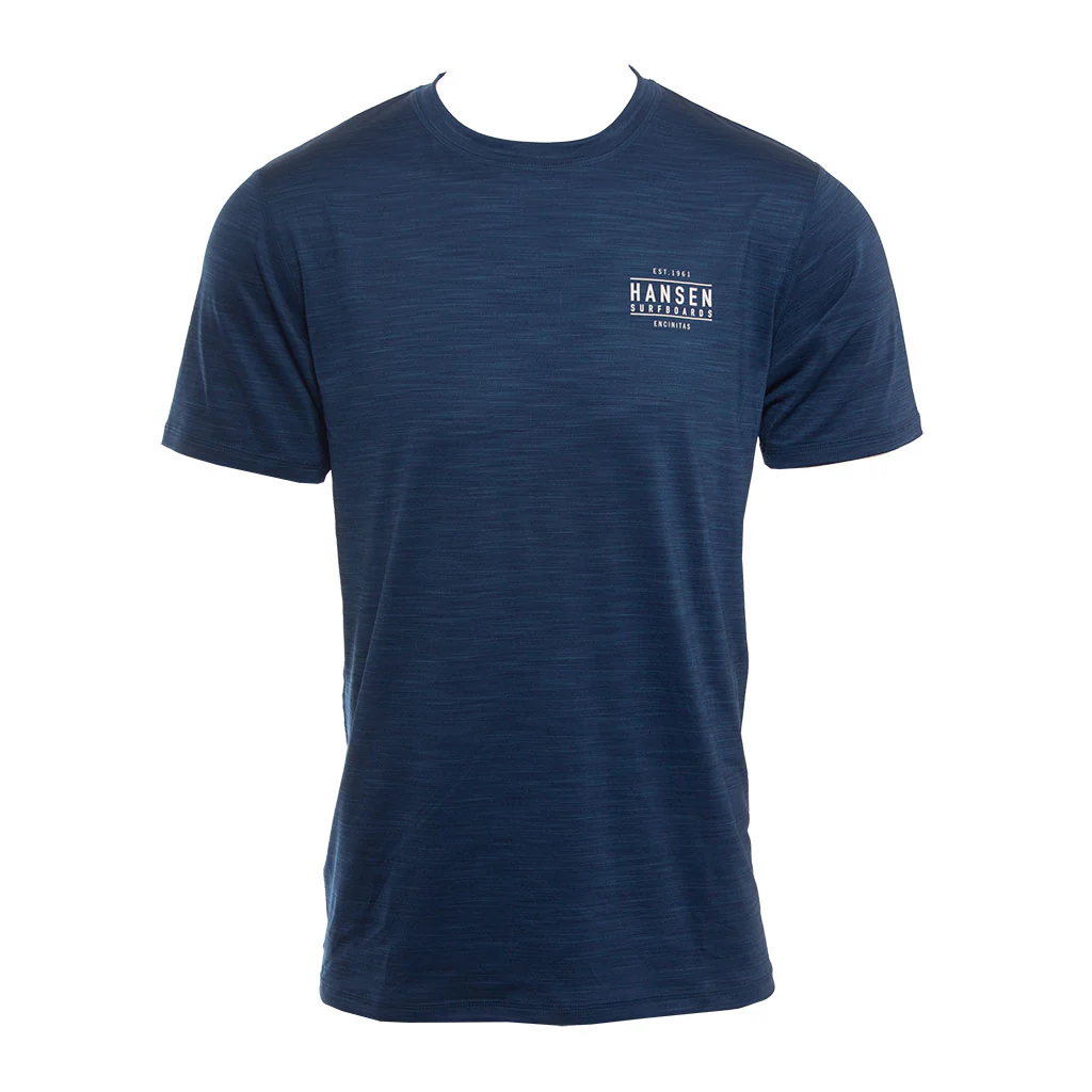 Hansen Mens Rashguard Hybrid Pro Short Sleeve