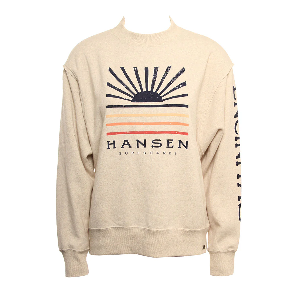 Hansen Womens Sweatshirt Risin Sun Crew
