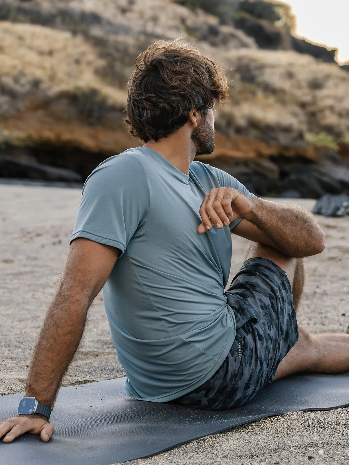 Free Fly Mens Shirt Elevate Lightweight Tee