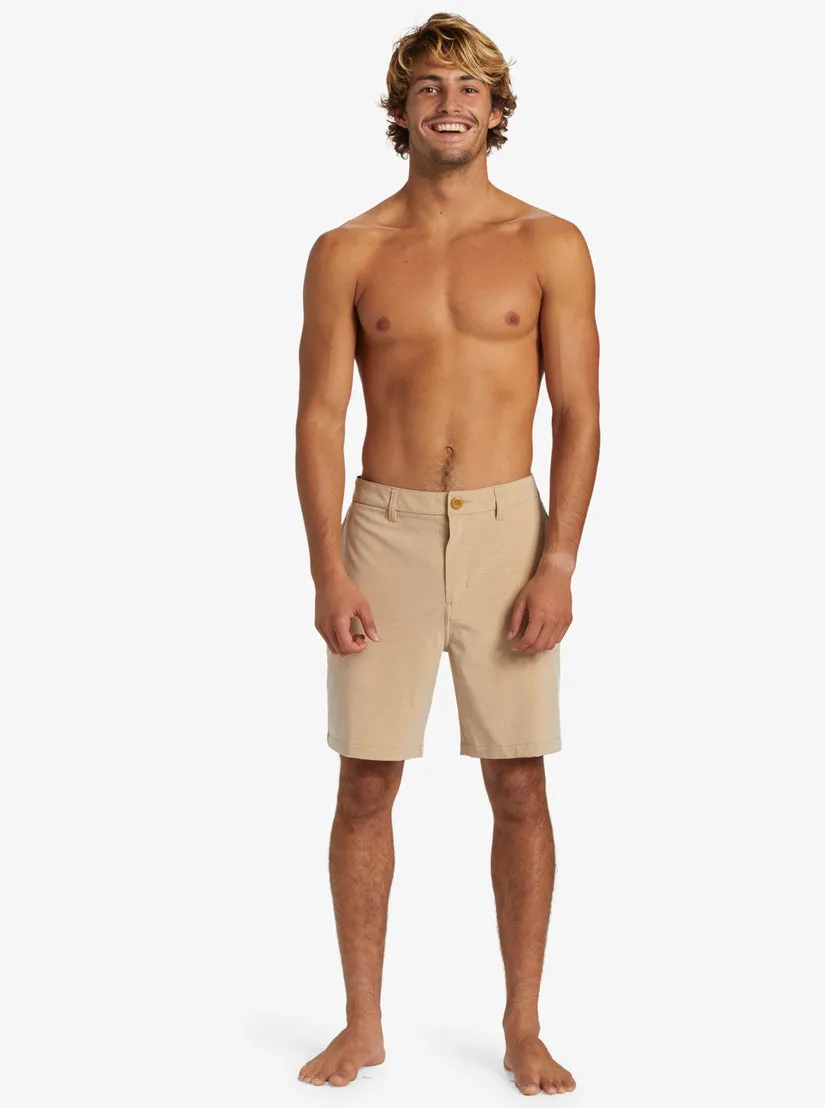 Quiksilver Mens Shorts Union Heather Amphibian 20 Hybrid