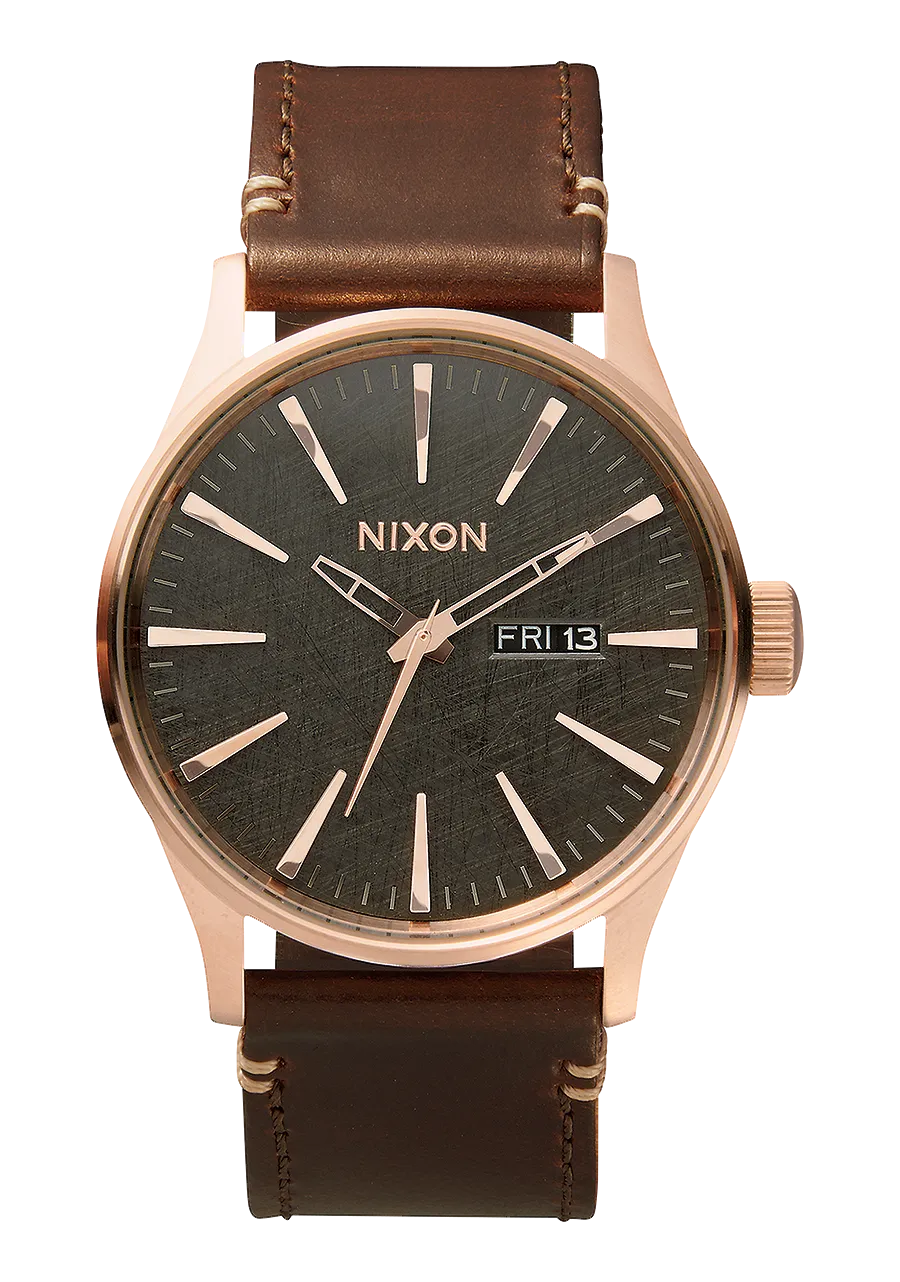 Nixon Watch Sentry Leather