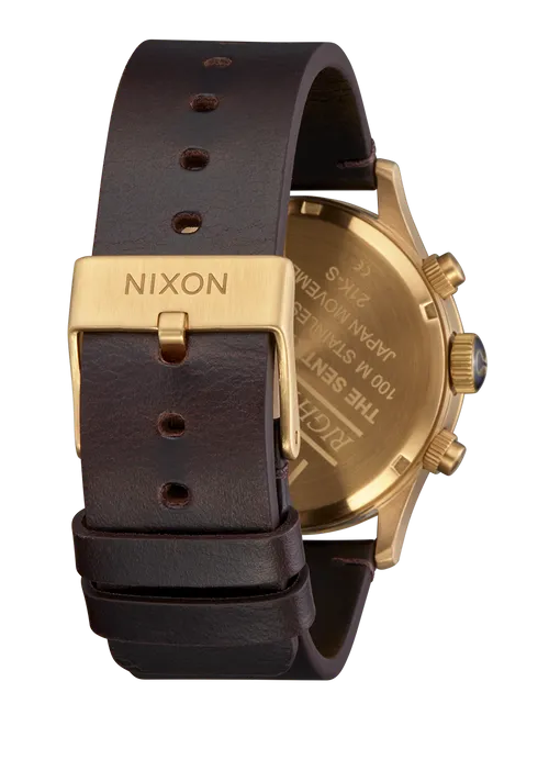 Nixon Watch Sentry Chrono Leather