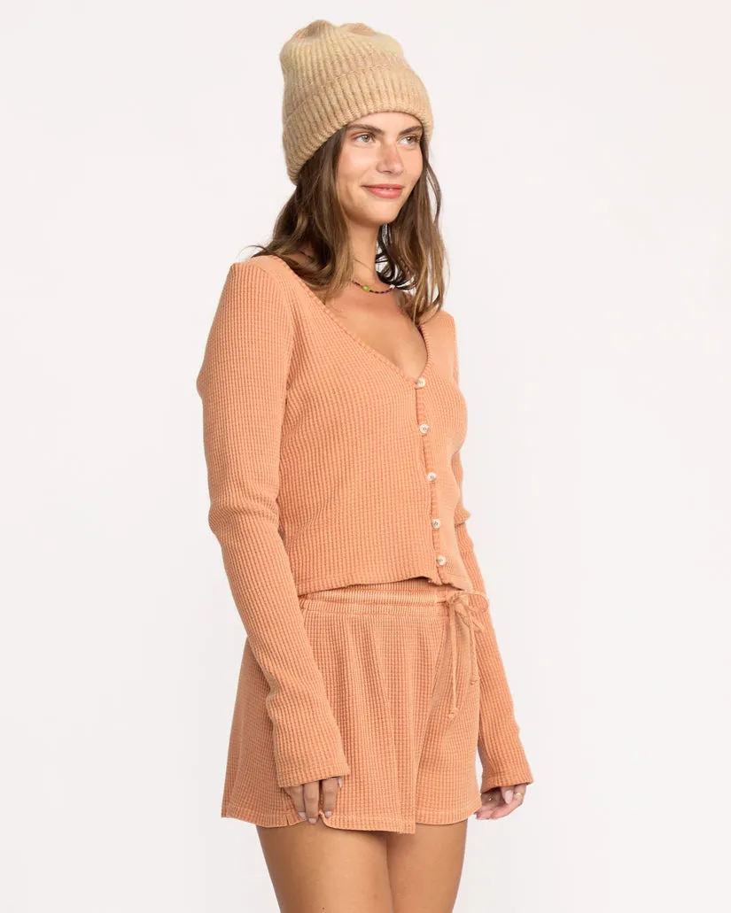 Billabong Womens Shirt Paxton Long Sleeve Top