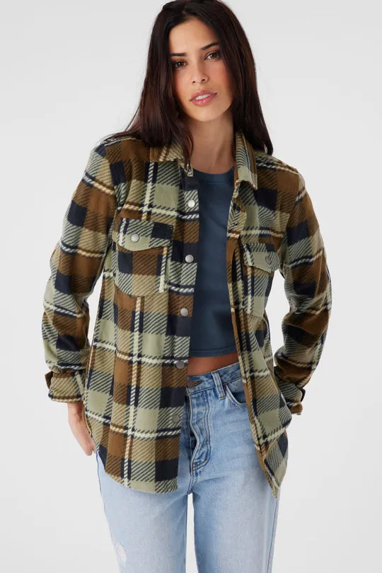 Oneill Womens Shirt Zuma Superfleece Flannel