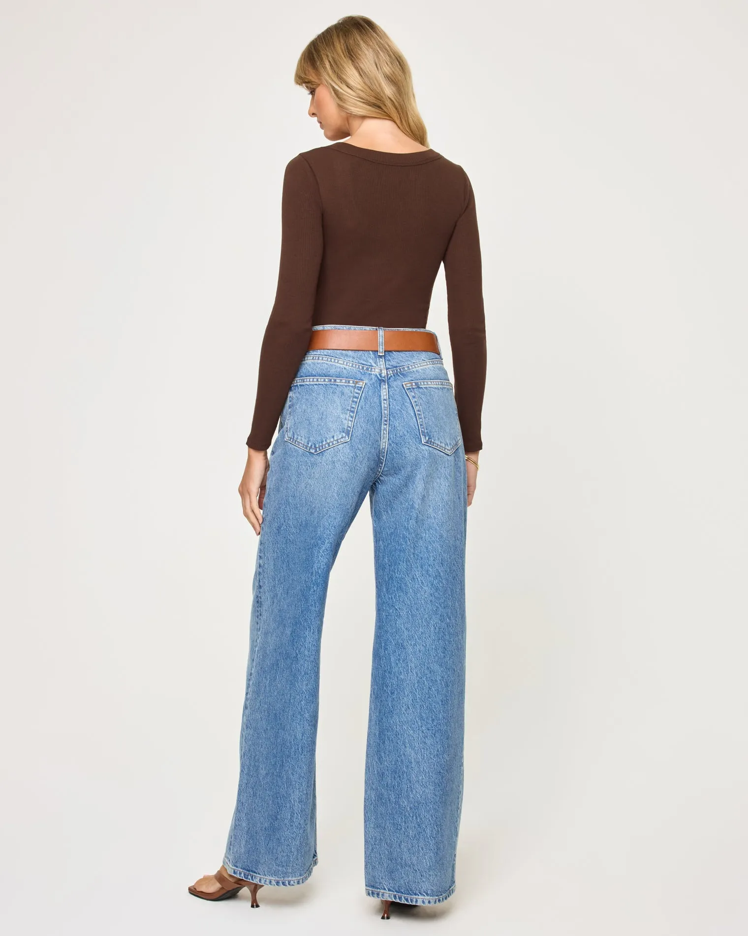 L*Space Womens Shirt Ashlyn Long Sleeve