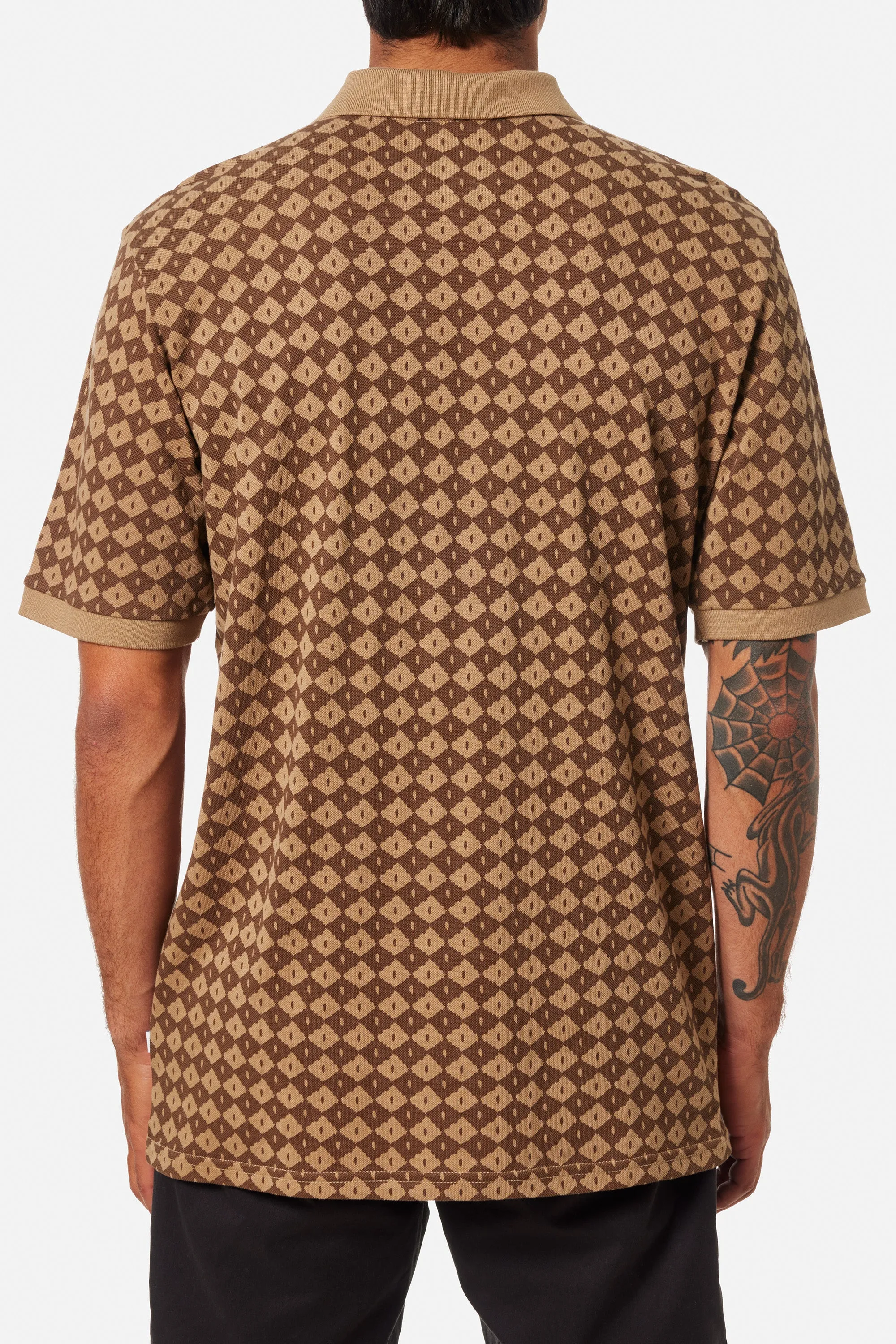 Katin Mens Knit Check Polo