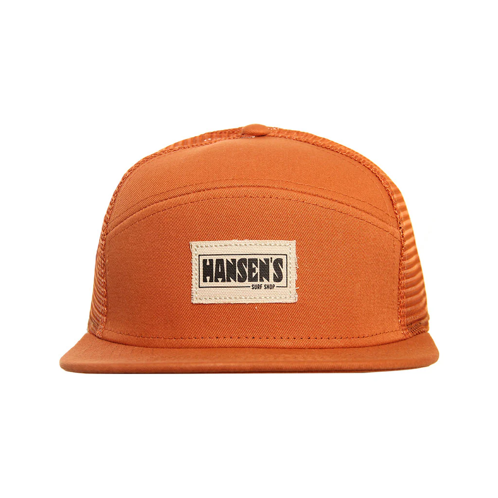 Hansen Hat Hansen's Surf Shop 6 panel Snap Back Mesh Trucker