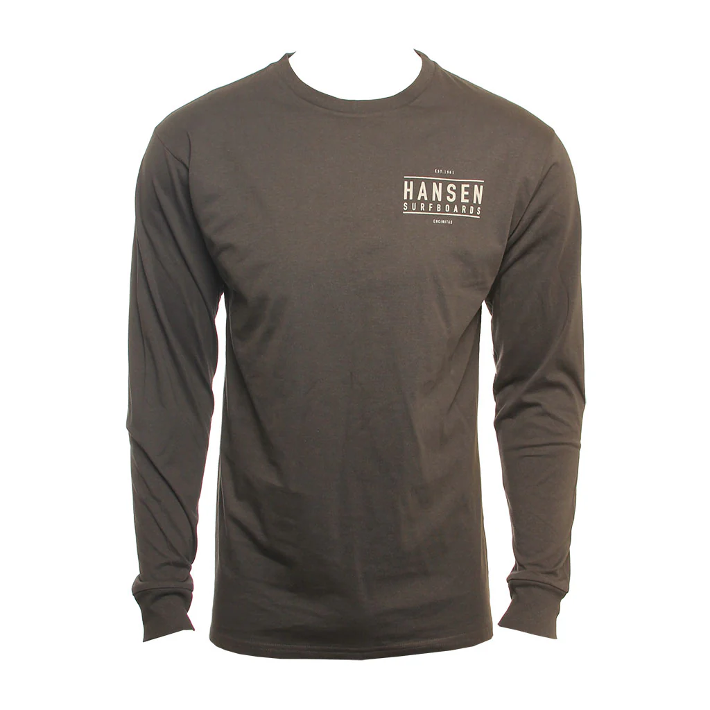 Hansen Mens Shirt San Diego Map Long Sleeve