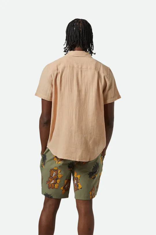 Brixton Mens Woven Charter Organic Cotton Linen Blend