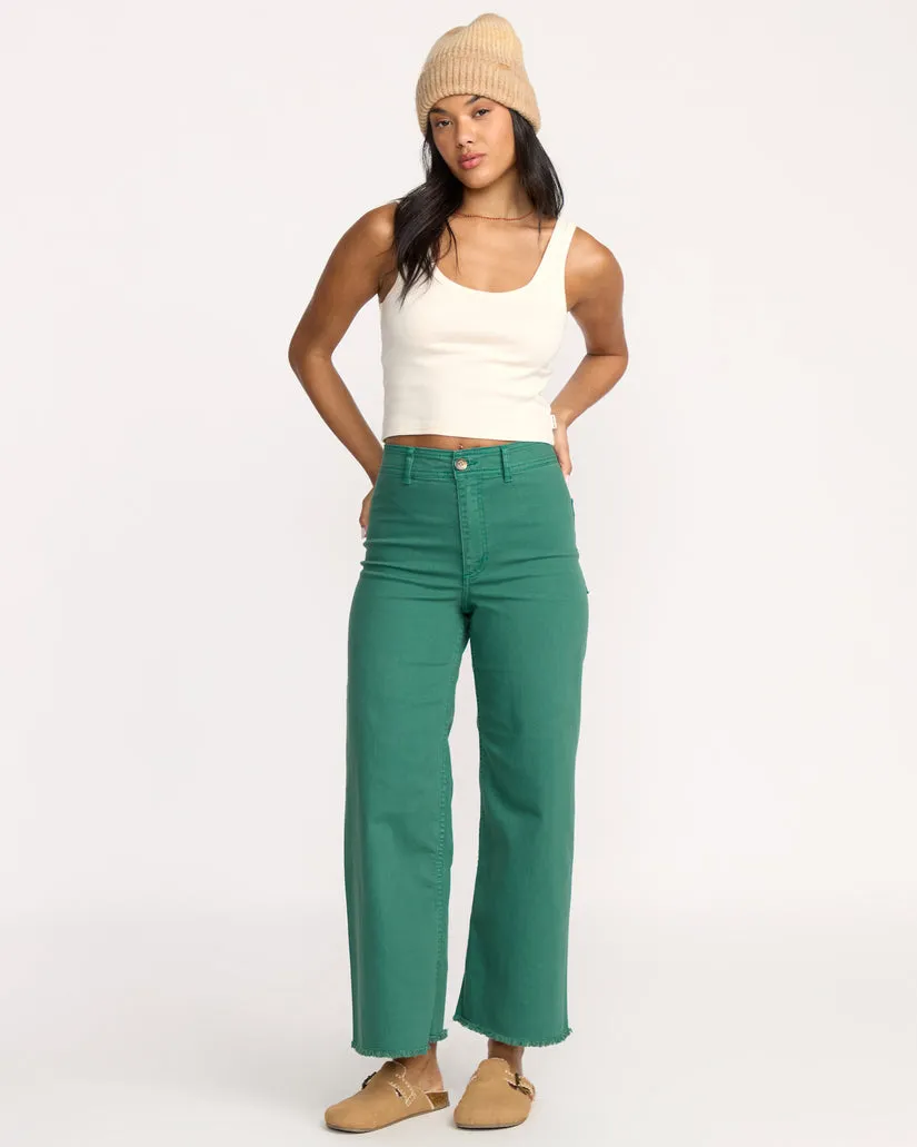 Billabong Womens Pants Free Fall High-Waist