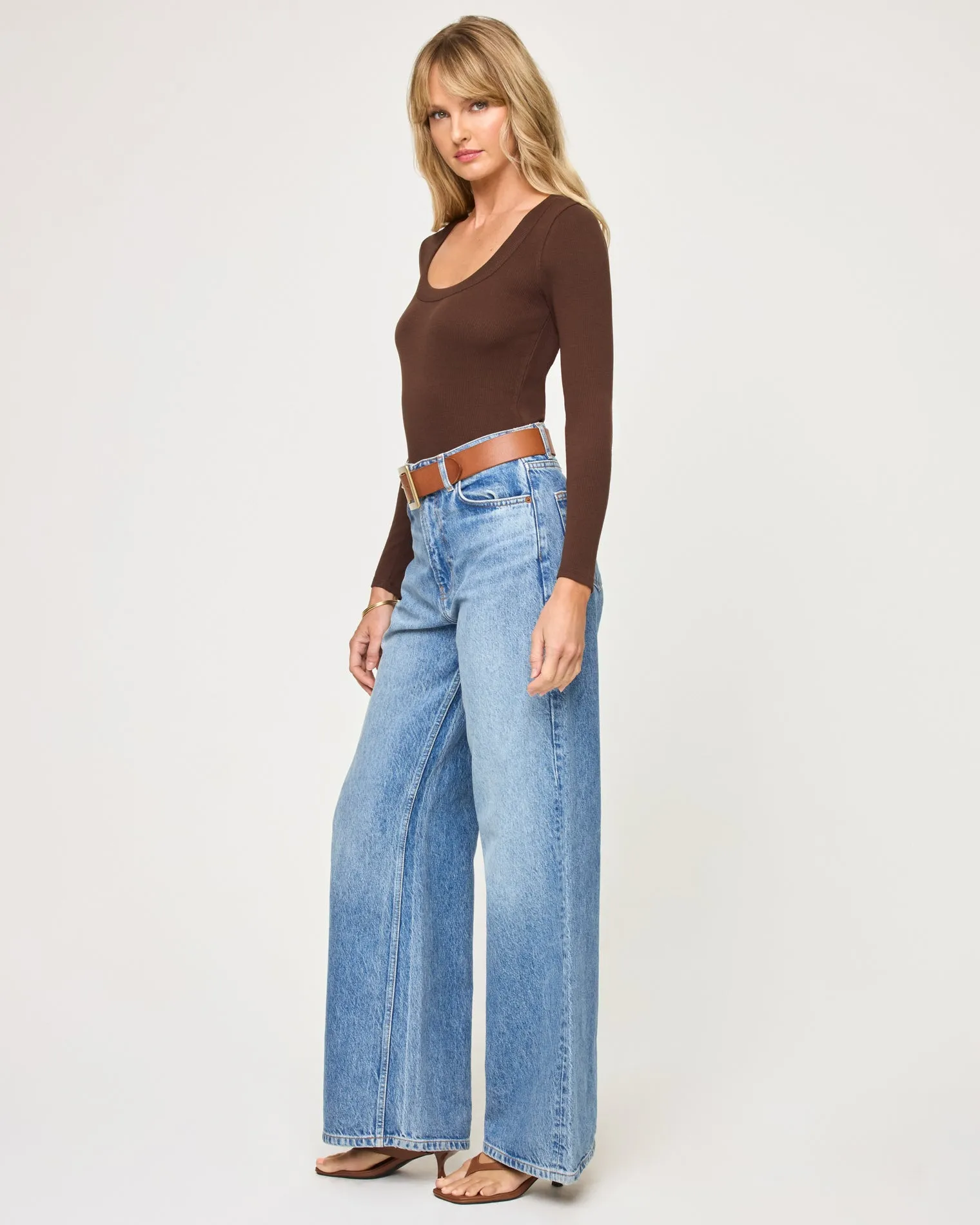 L*Space Womens Shirt Ashlyn Long Sleeve