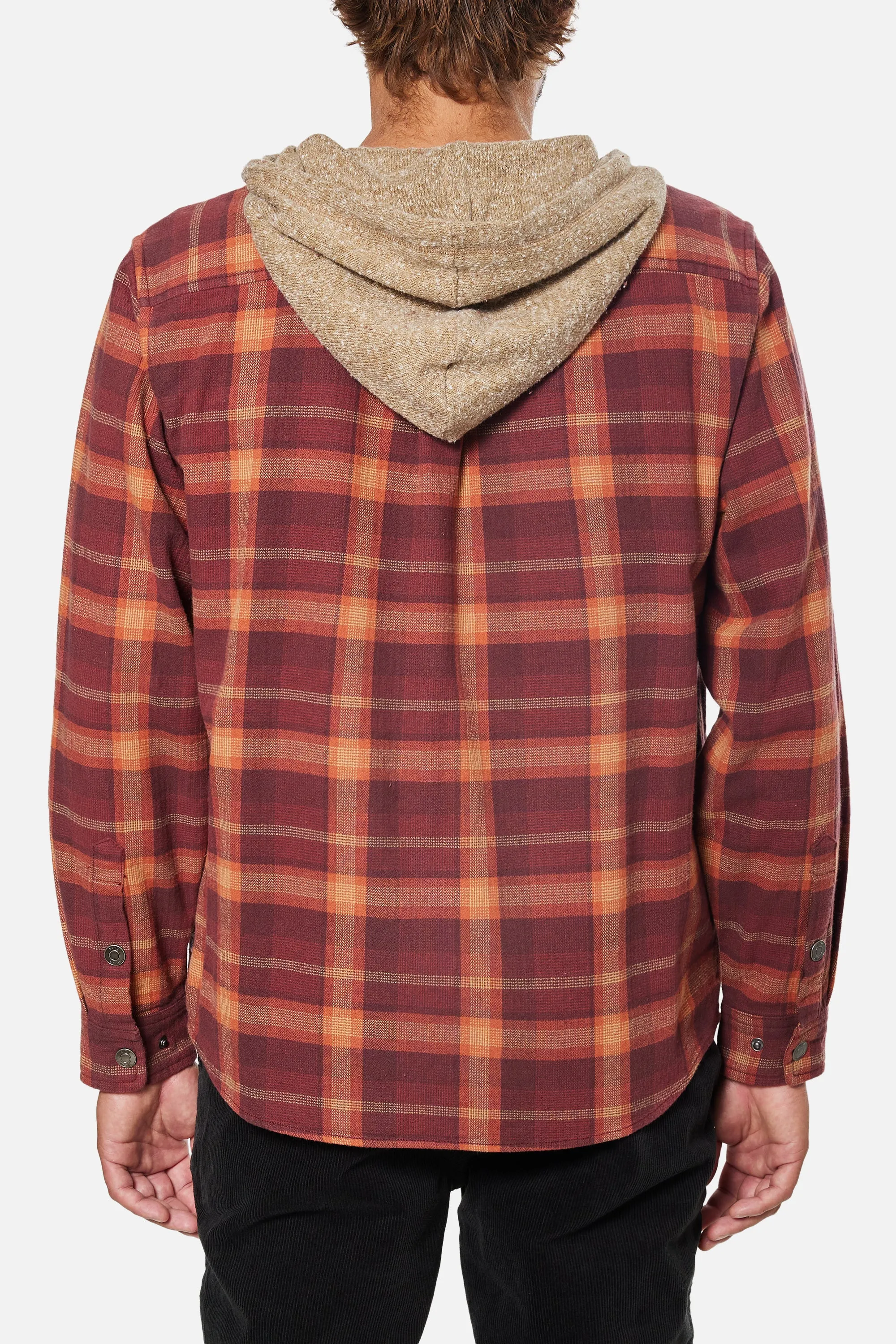 Katin Mens Shirt Harold Hooded Flannel