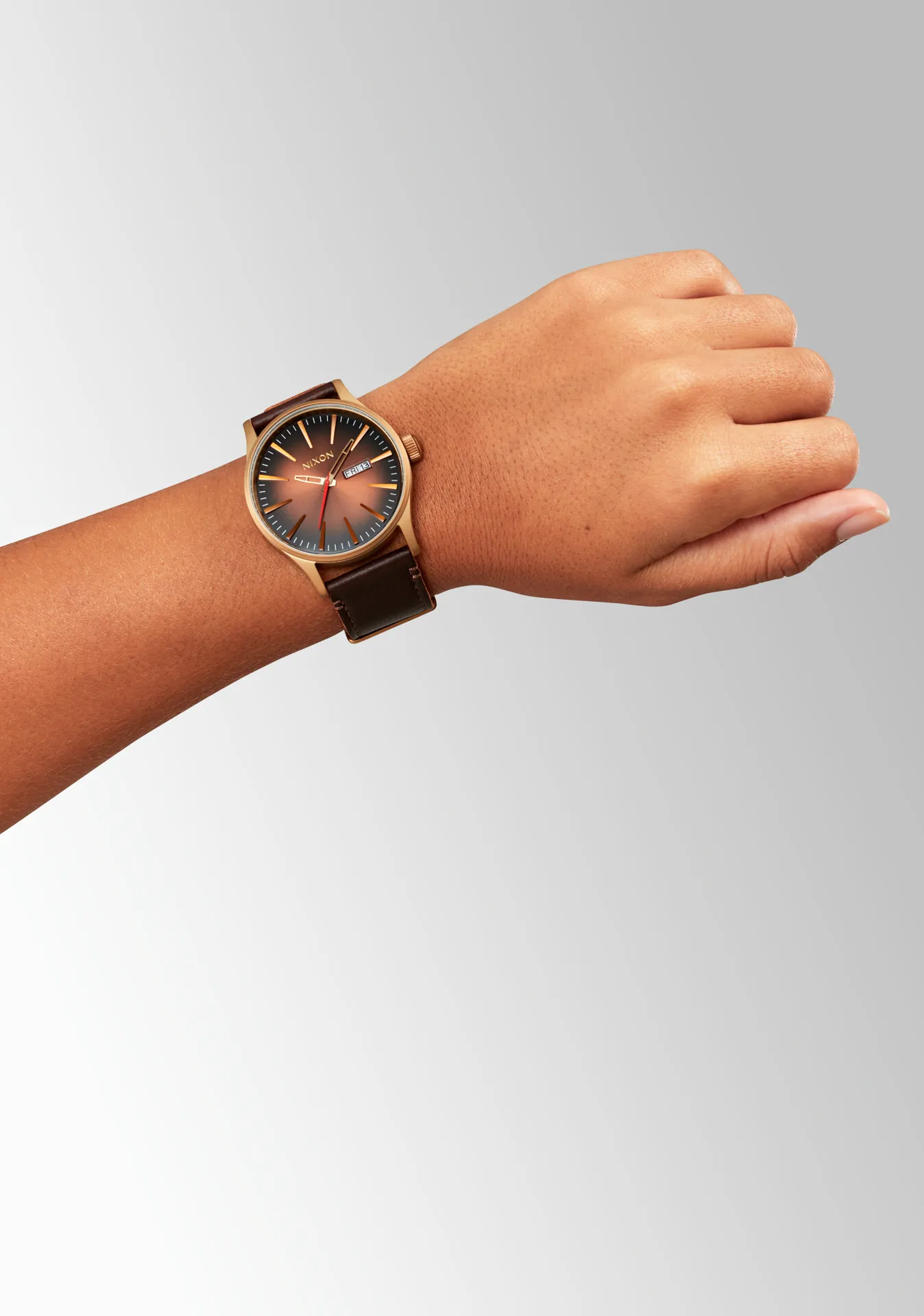 Nixon Watch Sentry Leather