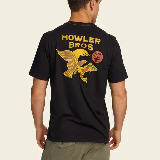 Howler Brothers Mens Shirt Osprey Prey Cotton Pocket