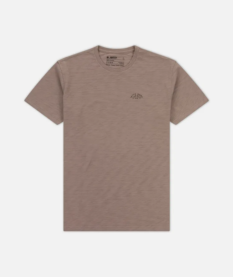 Jetty Mens Shirt Sedge Premium Slub