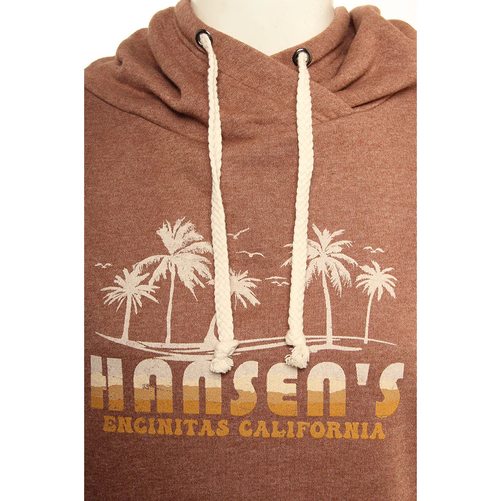 Hansen Womens Sweatshirt Rooney Pullover Crossneck Hoodie