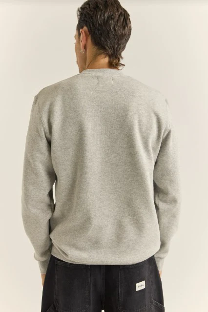 Rhythm Mens Sweatshirt Brand Fleece Crew