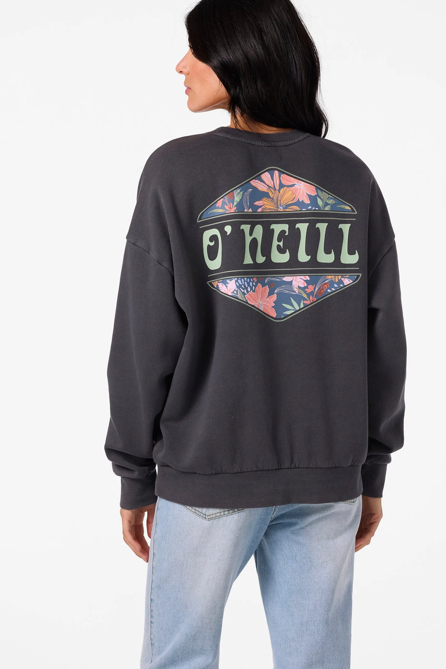 Oneill Womens Sweatshirt Solis Crew Neck Fleece