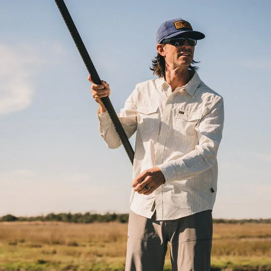 Howler Brothers Mens Woven H Bar B Tech Longsleeve