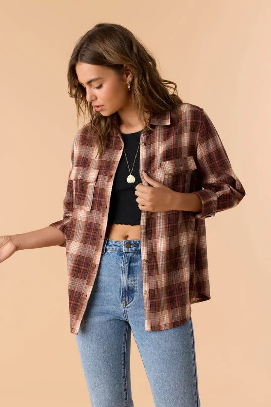 Oneill Womens Shirt Brooks Flannel