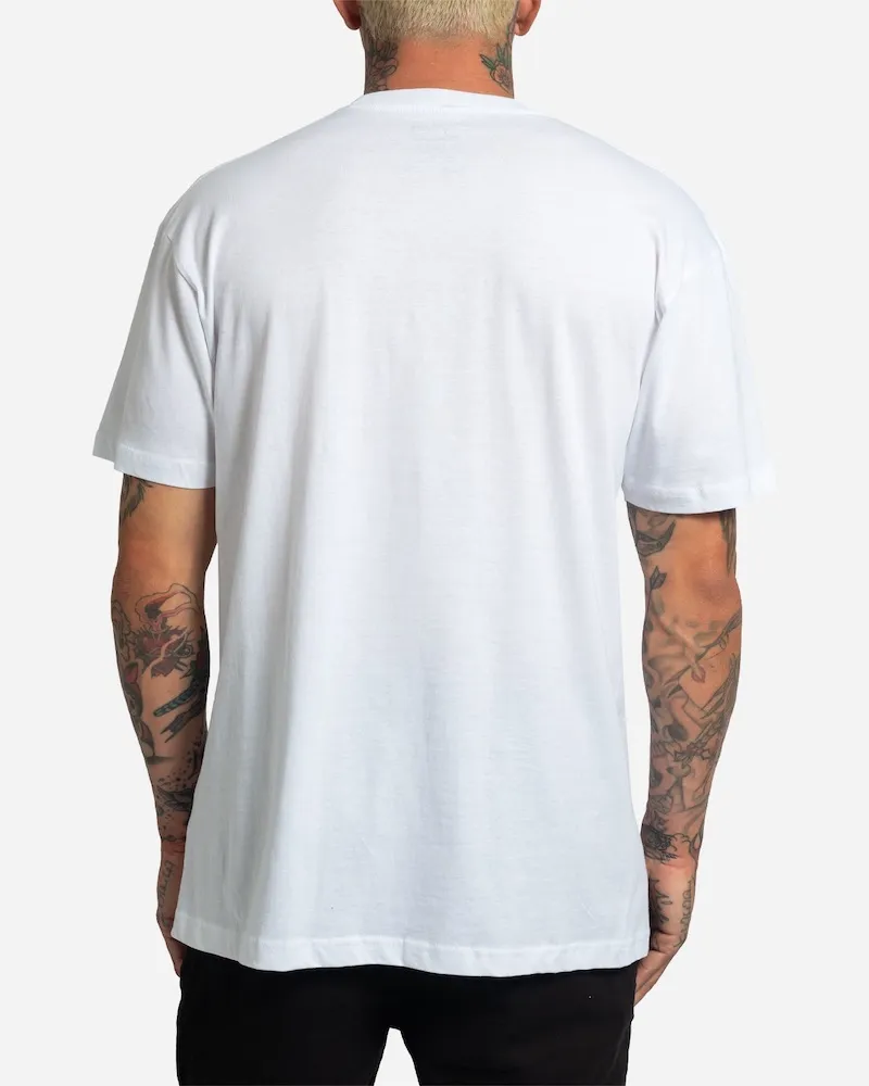 Lost Mens Shirt Wave Skull