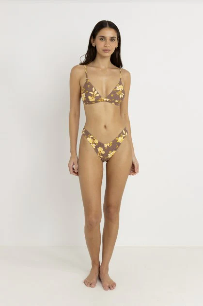 Rhythm Womens Bikini Bottoms Anika Floral Hi Cut