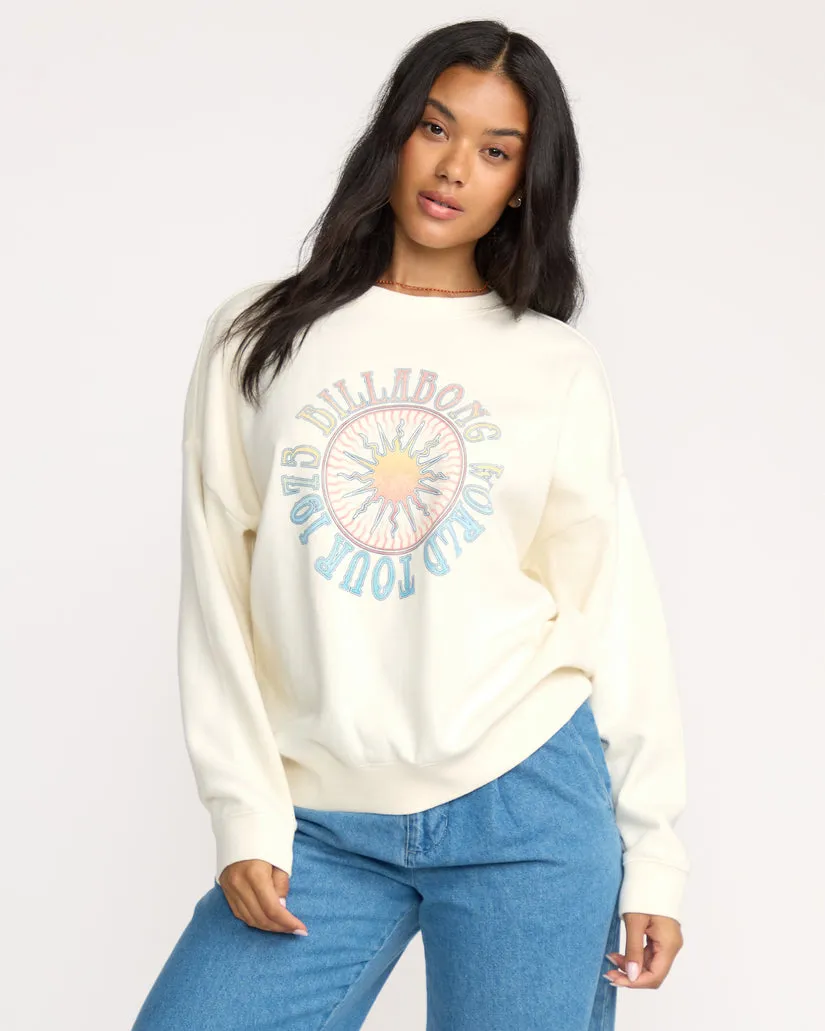 Billabong Womens Sweatshirt Echo Crewneck