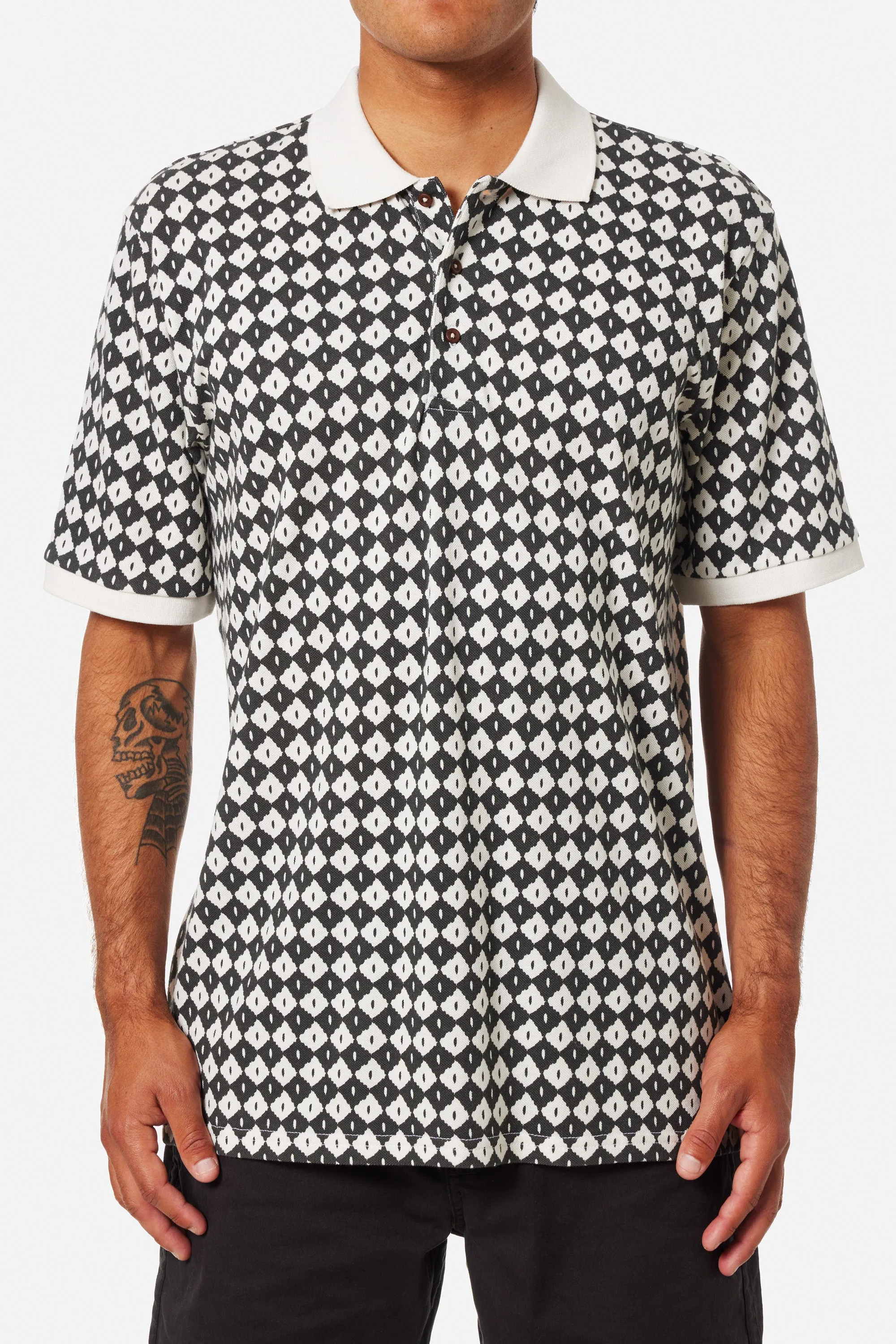 Katin Mens Knit Check Polo