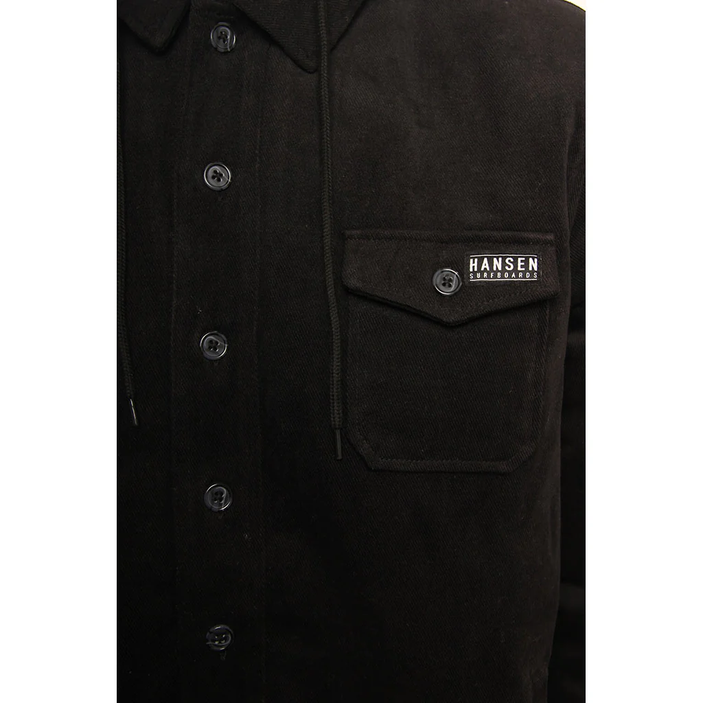 Hansen Mens Jacket Trenton Hooded Sherpa