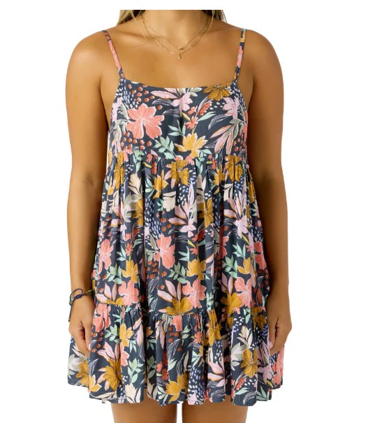 Oneill Womens Dress Saltwater Essentials Rilee Printed