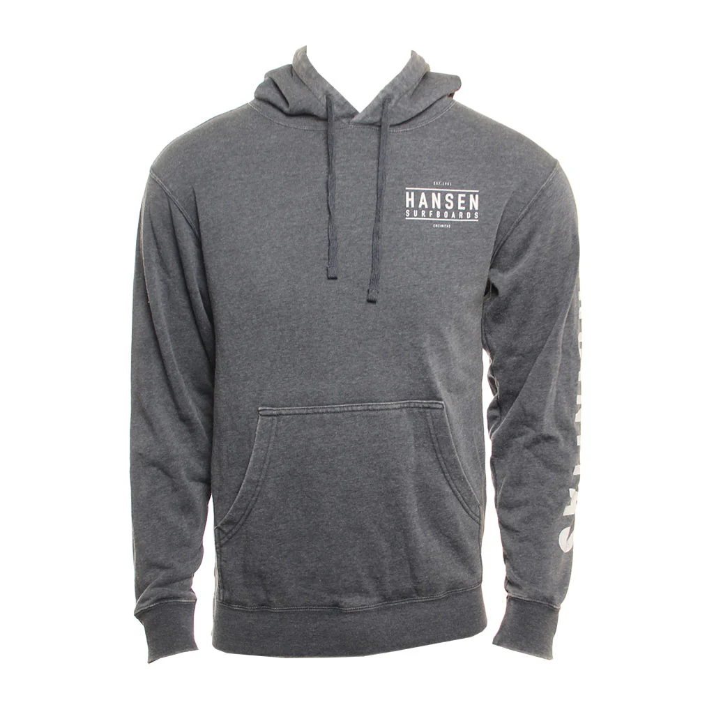 Hansen Mens Sweatshirt Box Corp Logo Hoody
