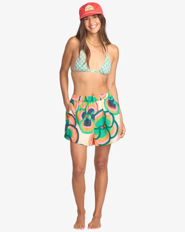 Billabong Womens Shorts Mami Wata Sea Ya Elasticated