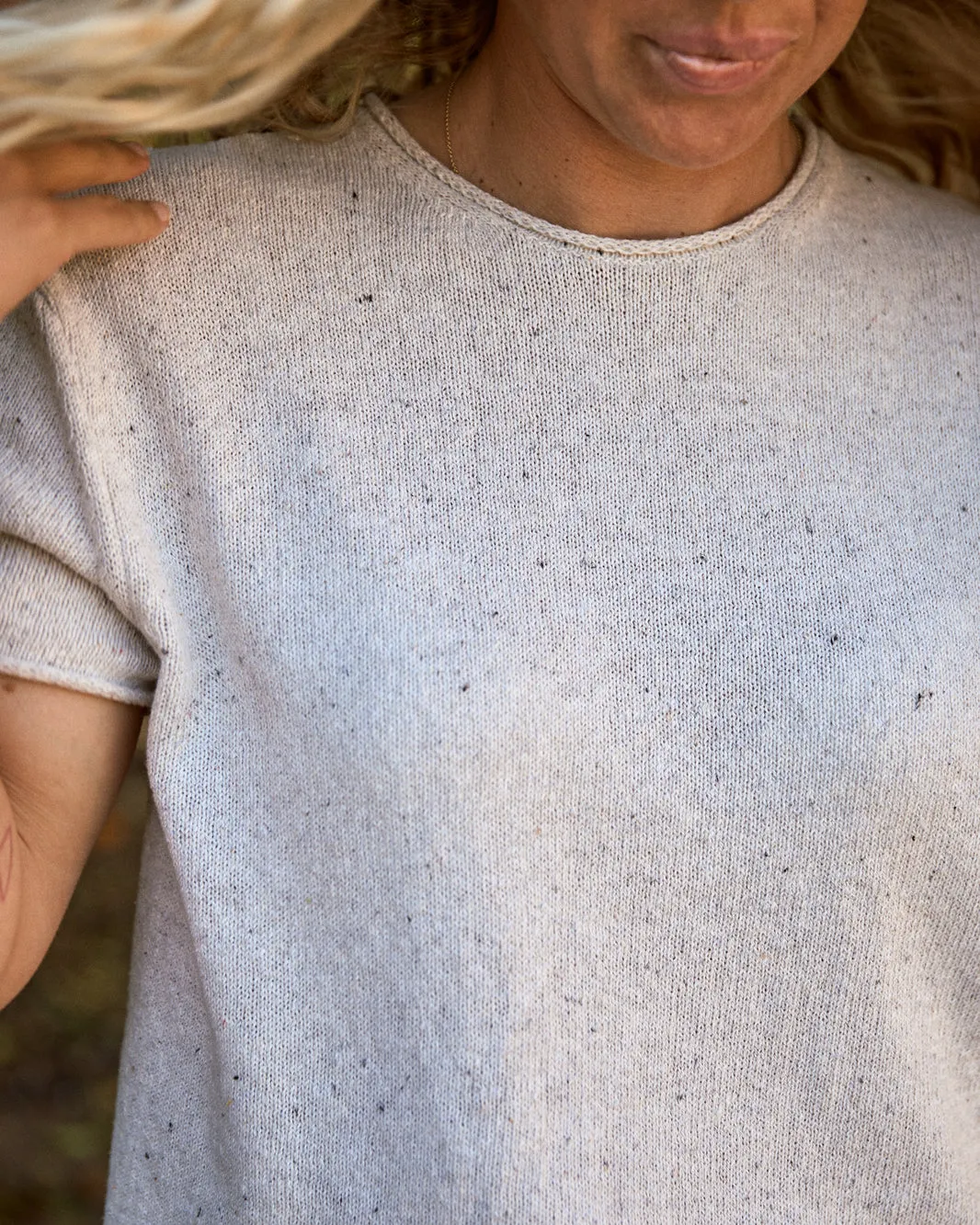 Outerknown Womens Shirt Crescent Knit Top