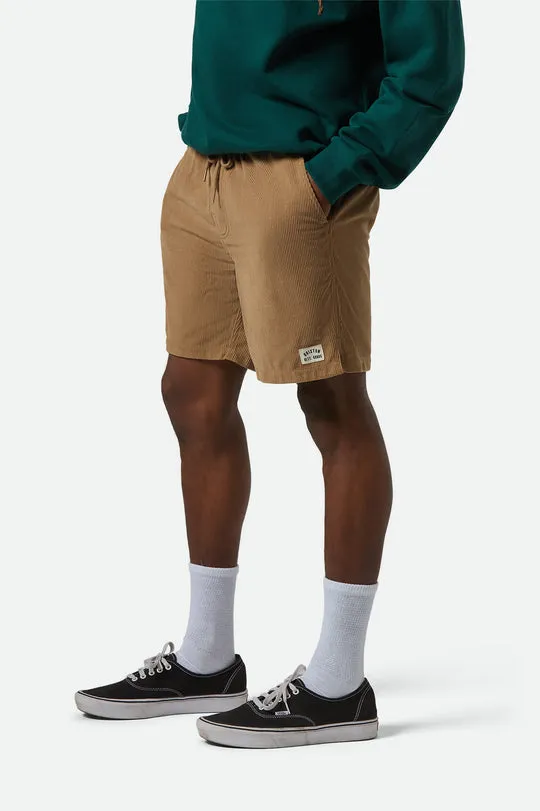 Brixton Mens Shorts Everyday Corduroy