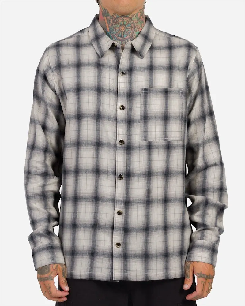 Lost Mens Shirt Rowdy Long Sleeve Woven Plaid