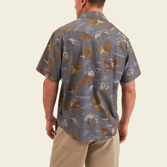 Howler Brothers Mens Woven H Bar B Snapshirt