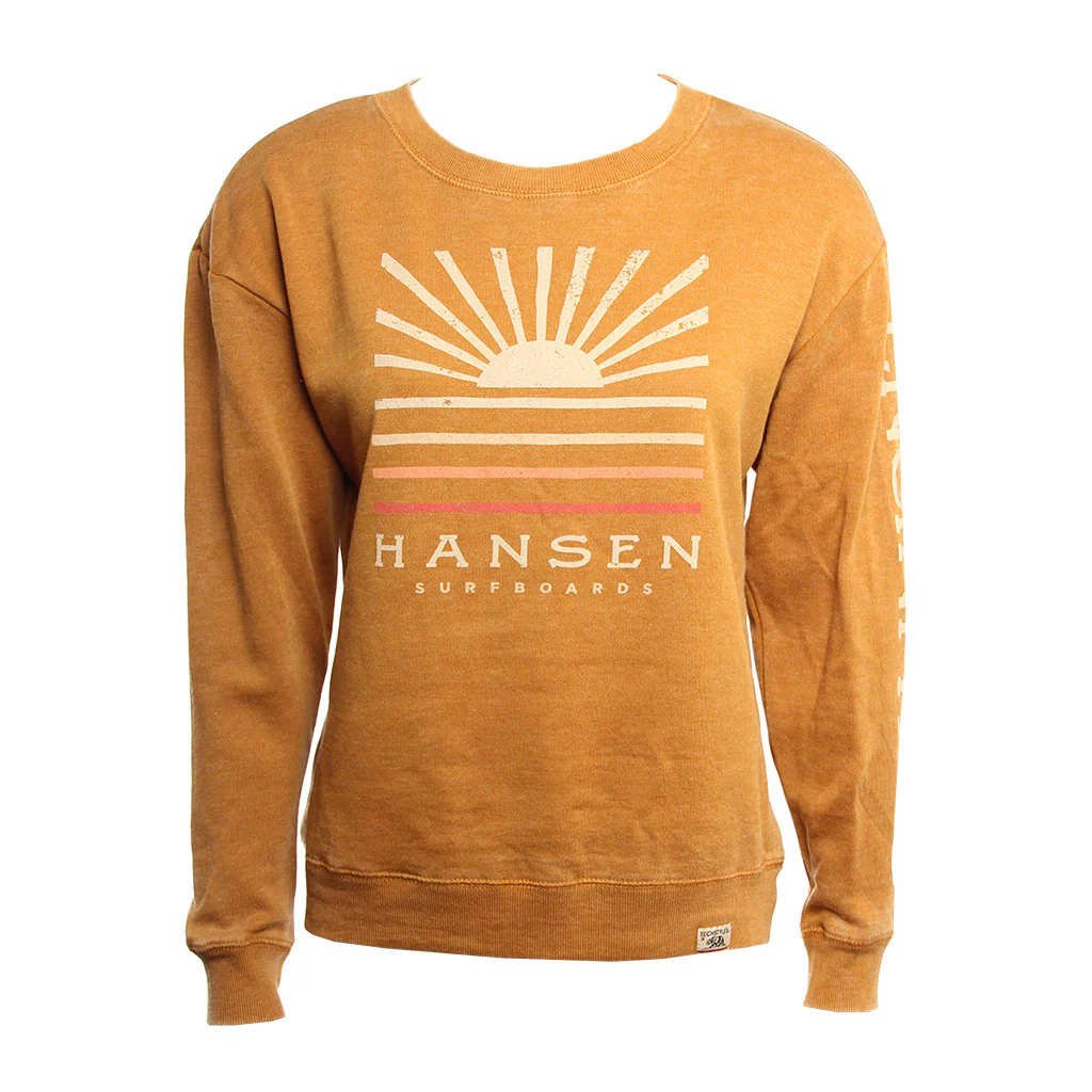 Hansen Womens Sweatshirt Risin Sun Weathered