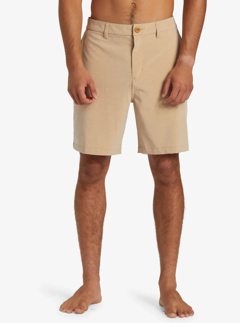 Quiksilver Mens Shorts Union Heather Amphibian 20 Hybrid