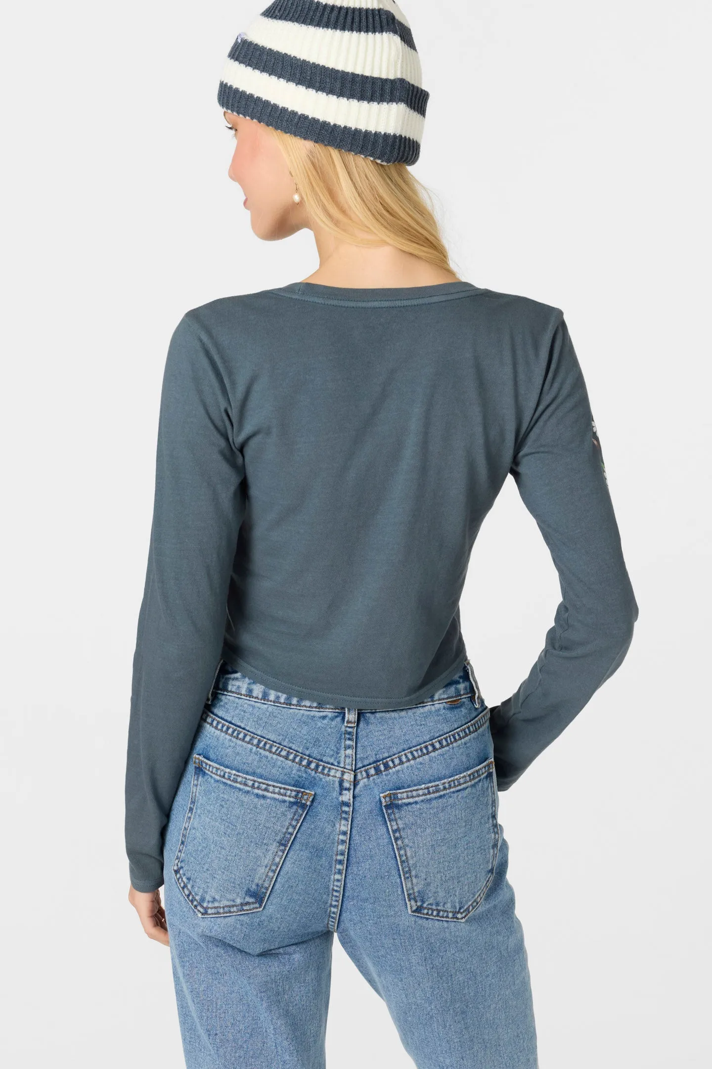 Oneill Womens Shirt Daisy Daze Long Sleeve Tee