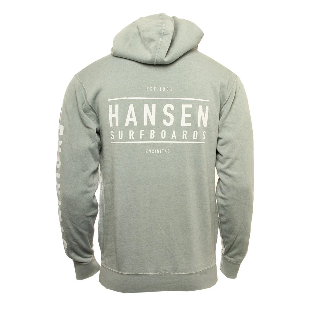 Hansen Mens Sweatshirt Box Corp Logo Hoody